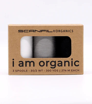 Achromatics Organic Cotton 30WT 3 Spool Set