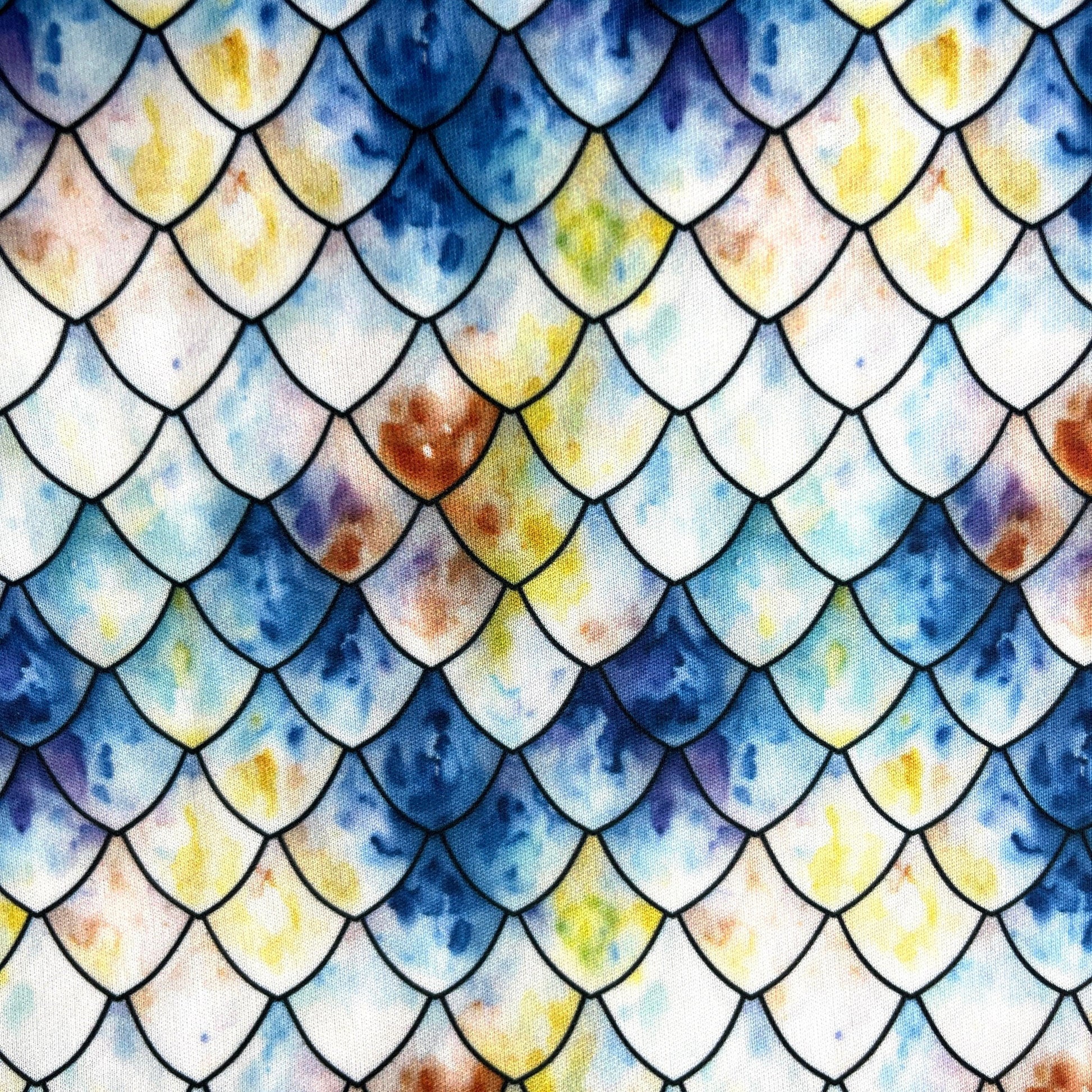Acid Wash Dragon Scales 1 mil PUL Fabric - Made in the USA - Nature's Fabrics