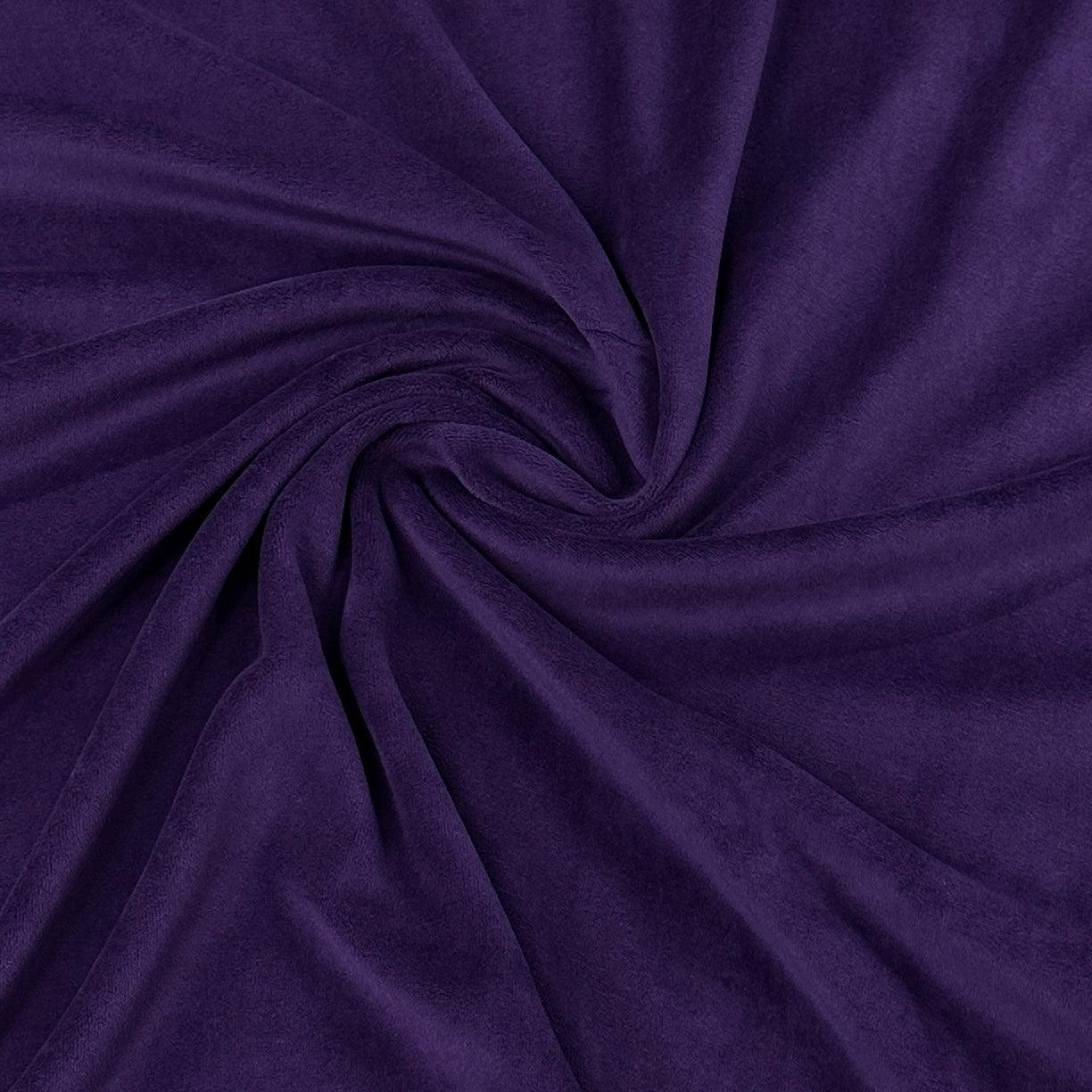 Amethyst Organic Cotton Velour Fabric, $10.59/yd, 15 yards - Nature's Fabrics