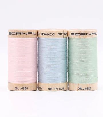 Baby Pastels Organic Cotton 30WT 3 Spool Set - Nature's Fabrics