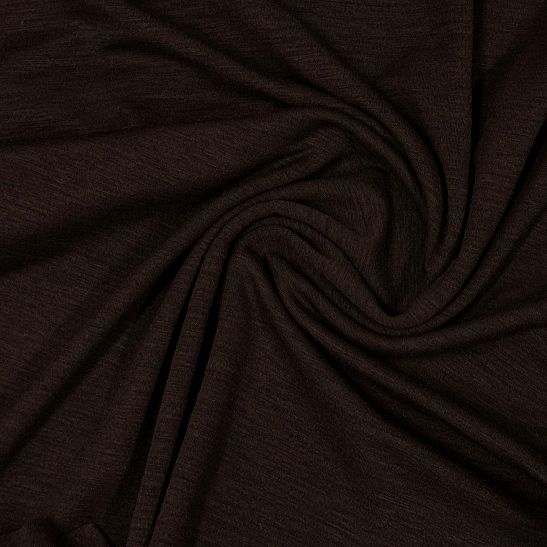 Bark Merino Wool/Spandex Jersey Fabric - Nature's Fabrics