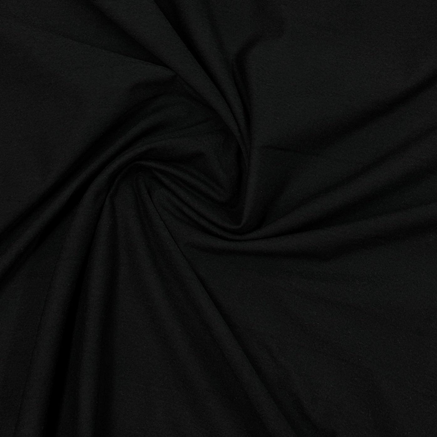 Black Bamboo/Spandex Jersey Fabric - 265 GSM - Knit in the USA - Nature's Fabrics