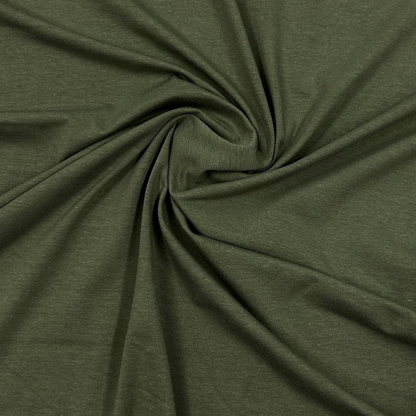 Burnt Olive Bamboo/Spandex Jersey Fabric - 265 GSM - Knit in the USA - Nature's Fabrics