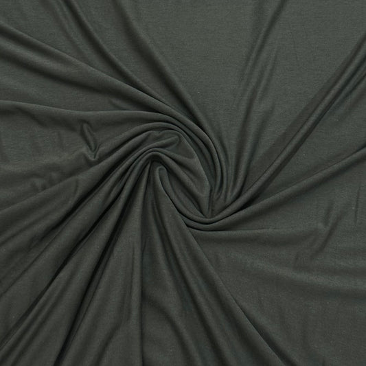 Charcoal Bamboo/Spandex Jersey Fabric - 250 GSM - Nature's Fabrics
