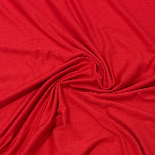 Cherry Tomato Bamboo/Spandex Jersey Fabric - 210 GSM - Nature's Fabrics