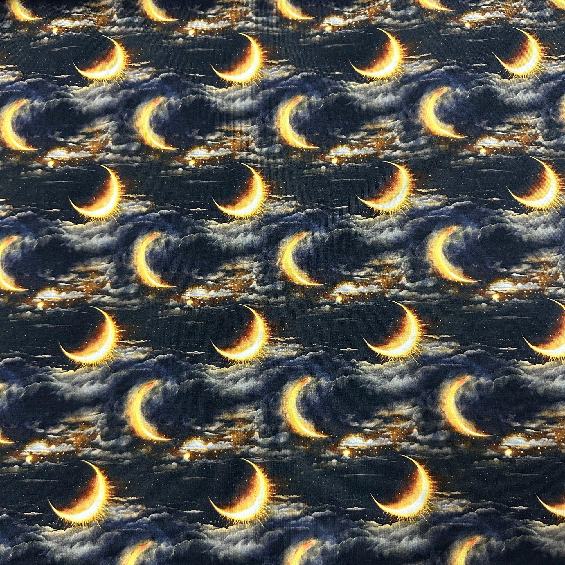 Cloudy Eclipse on Bamboo/Spandex Jersey Fabric - Nature's Fabrics