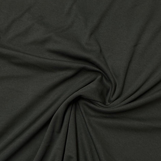 Deep Gray Cotton Interlock Fabric - Nature's Fabrics
