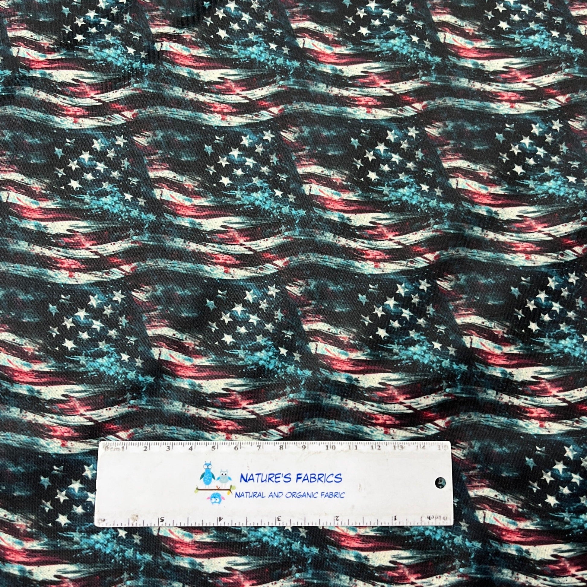 Distressed Flags 1 mil PUL Fabric - Made in the USA - Nature's Fabrics