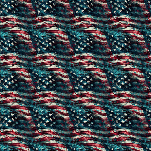Distressed Flags 1 mil PUL Fabric - Made in the USA - Nature's Fabrics