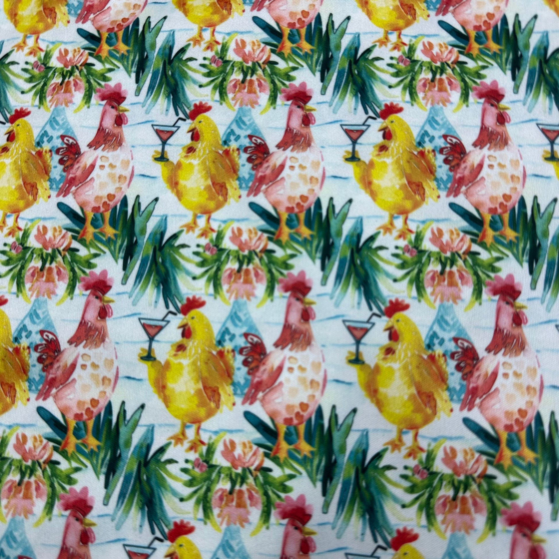 Drinking Chickens 1 mil PUL Fabric - Made in the USA - Nature's Fabrics