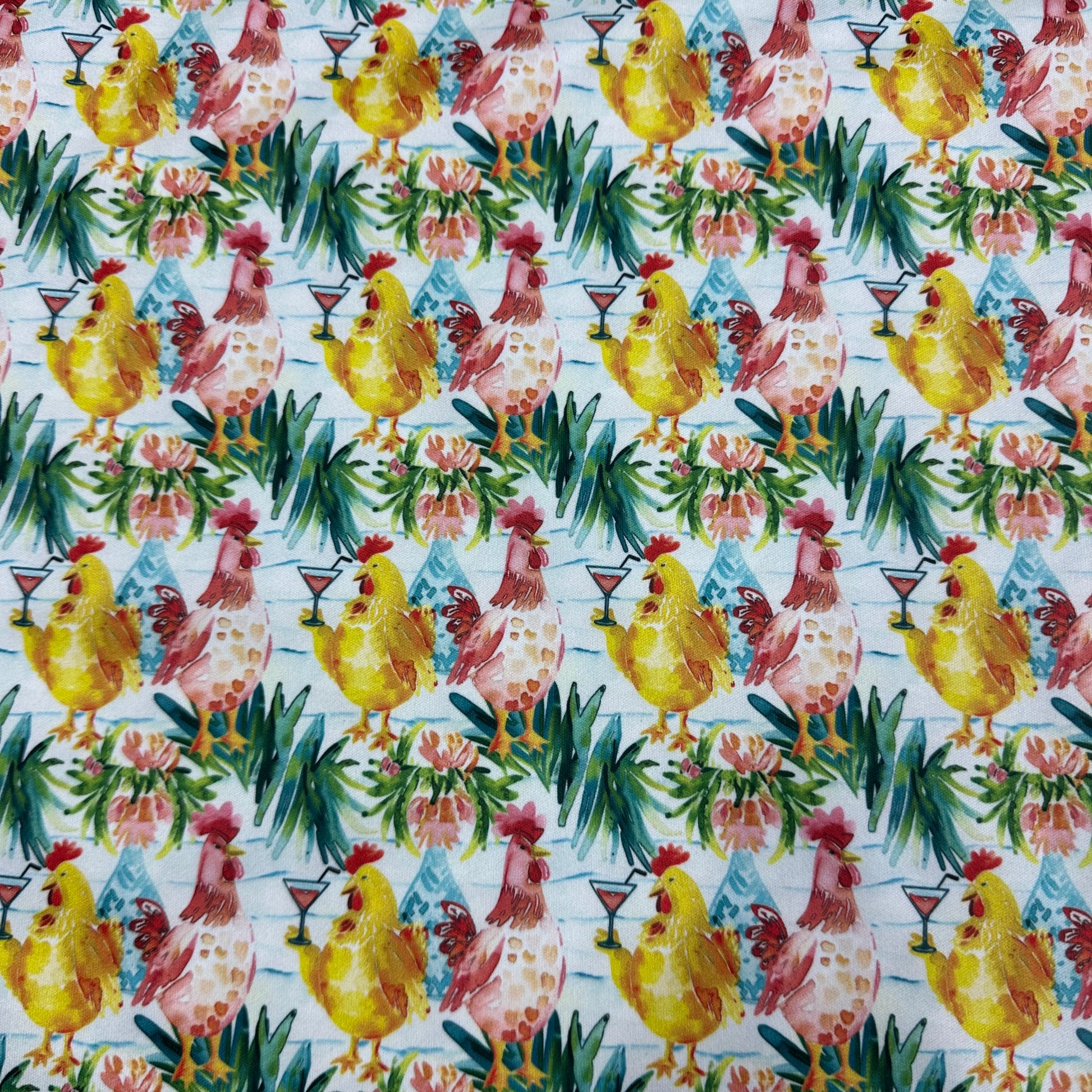 Drinking Chickens 1 mil PUL Fabric - Made in the USA - Nature's Fabrics