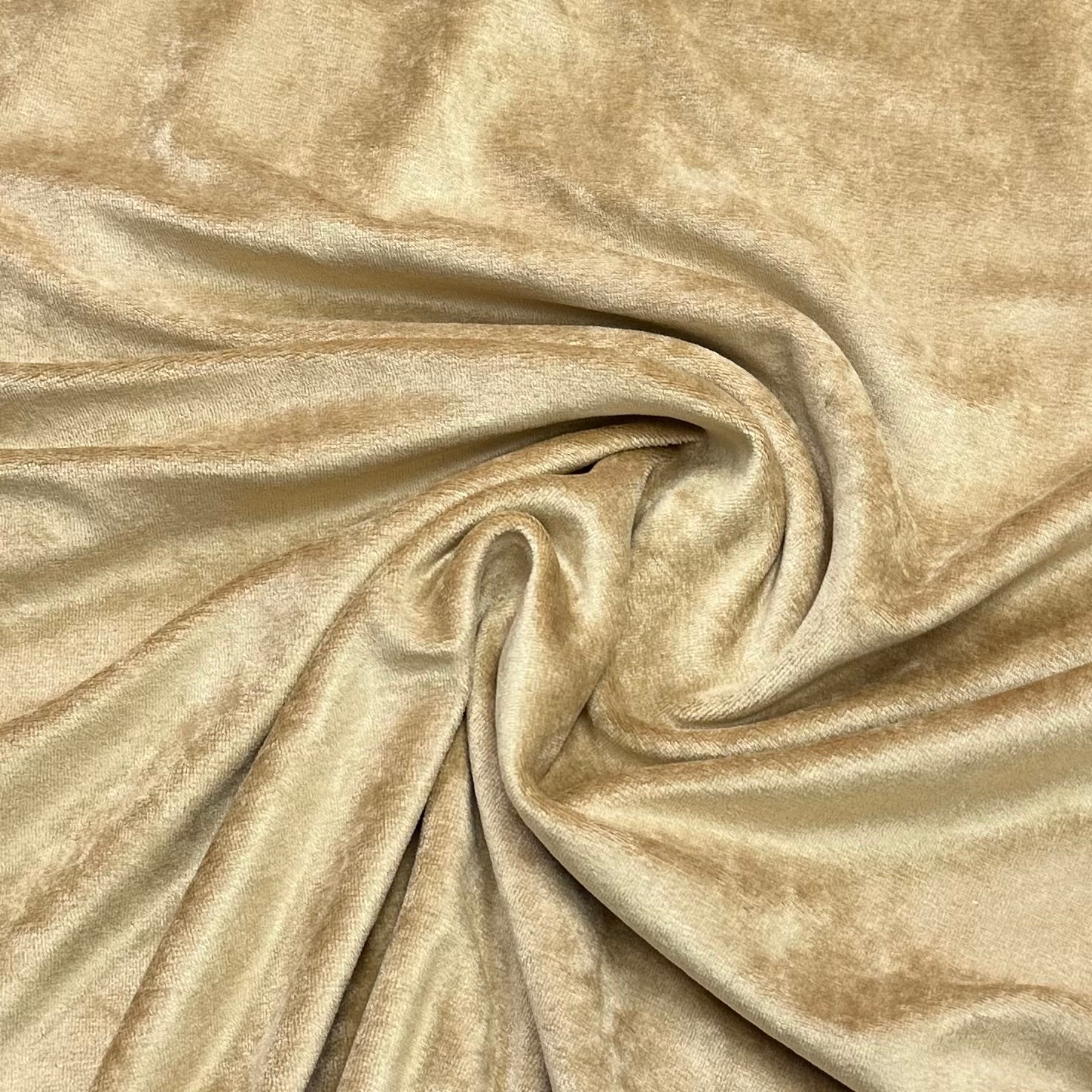 Dune Bamboo Velour Fabric - Nature's Fabrics