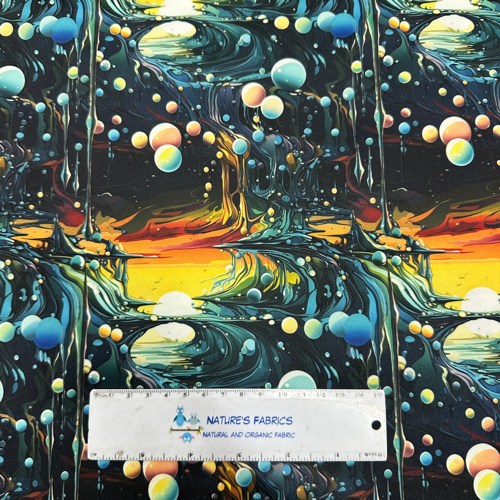 Fluid Landscape 1 mil PUL Fabric - Made in the USA - Nature's Fabrics