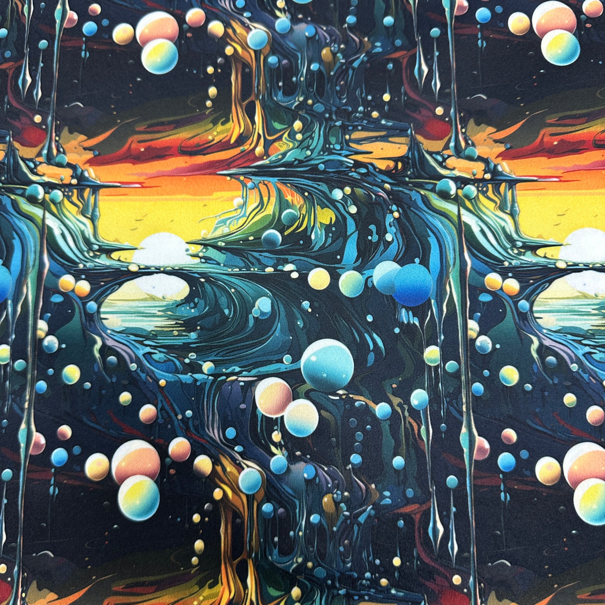Fluid Landscape 1 mil PUL Fabric - Made in the USA - Nature's Fabrics