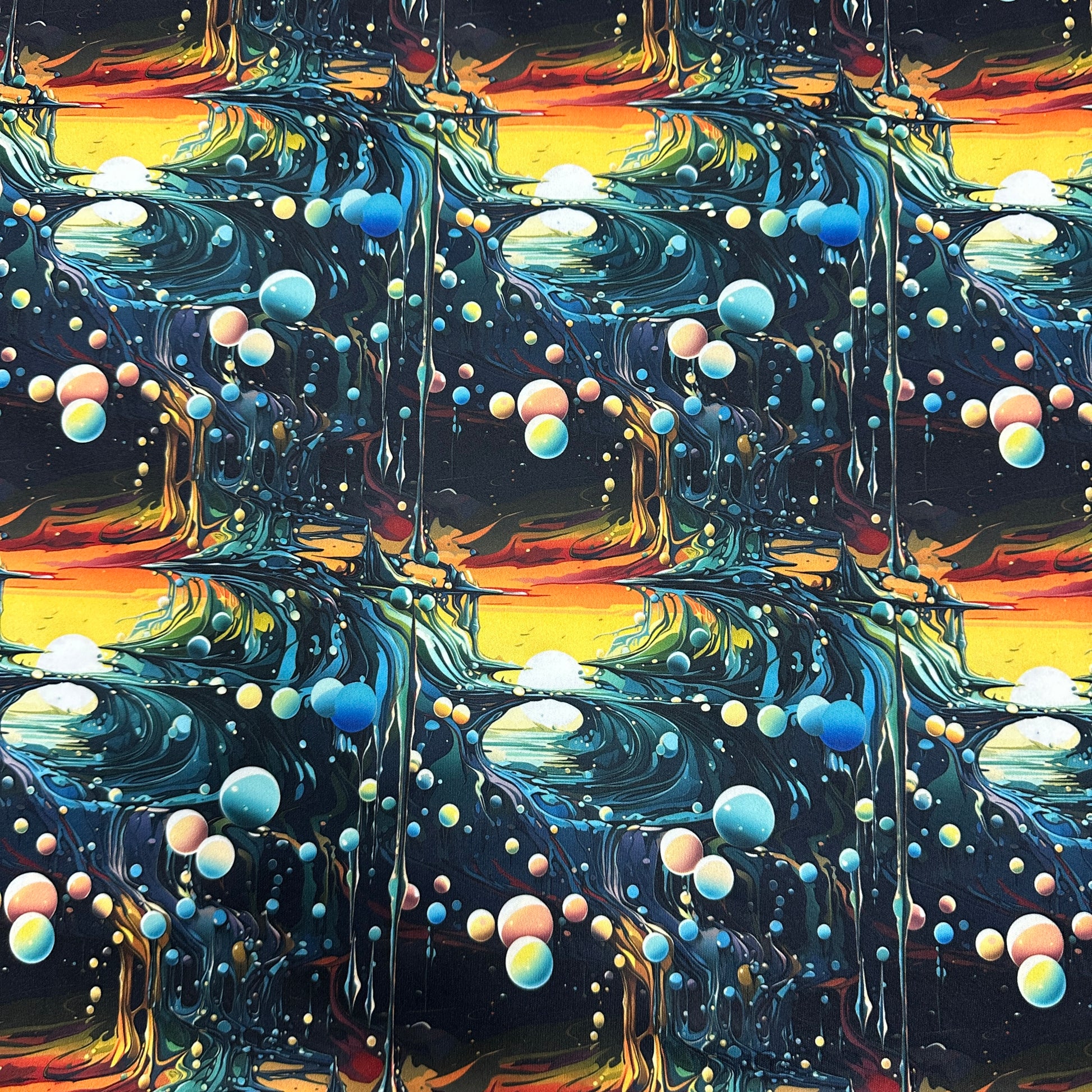 Fluid Landscape 1 mil PUL Fabric - Made in the USA - Nature's Fabrics