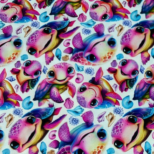 Happy Turtles 1 mil PUL Fabric - Made in the USA - Nature's Fabrics