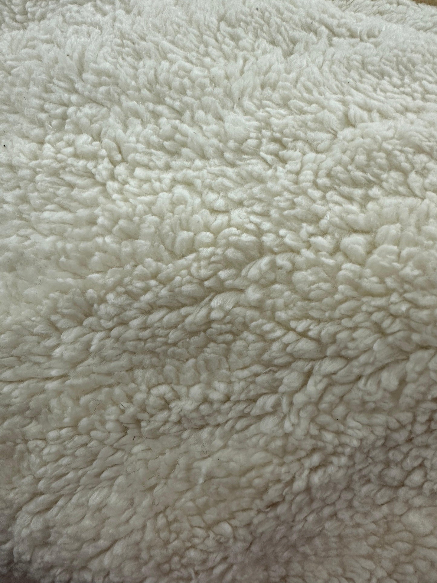 Heavy Natural Organic Cotton Sherpa Fabric - 600 GSM - Nature's Fabrics