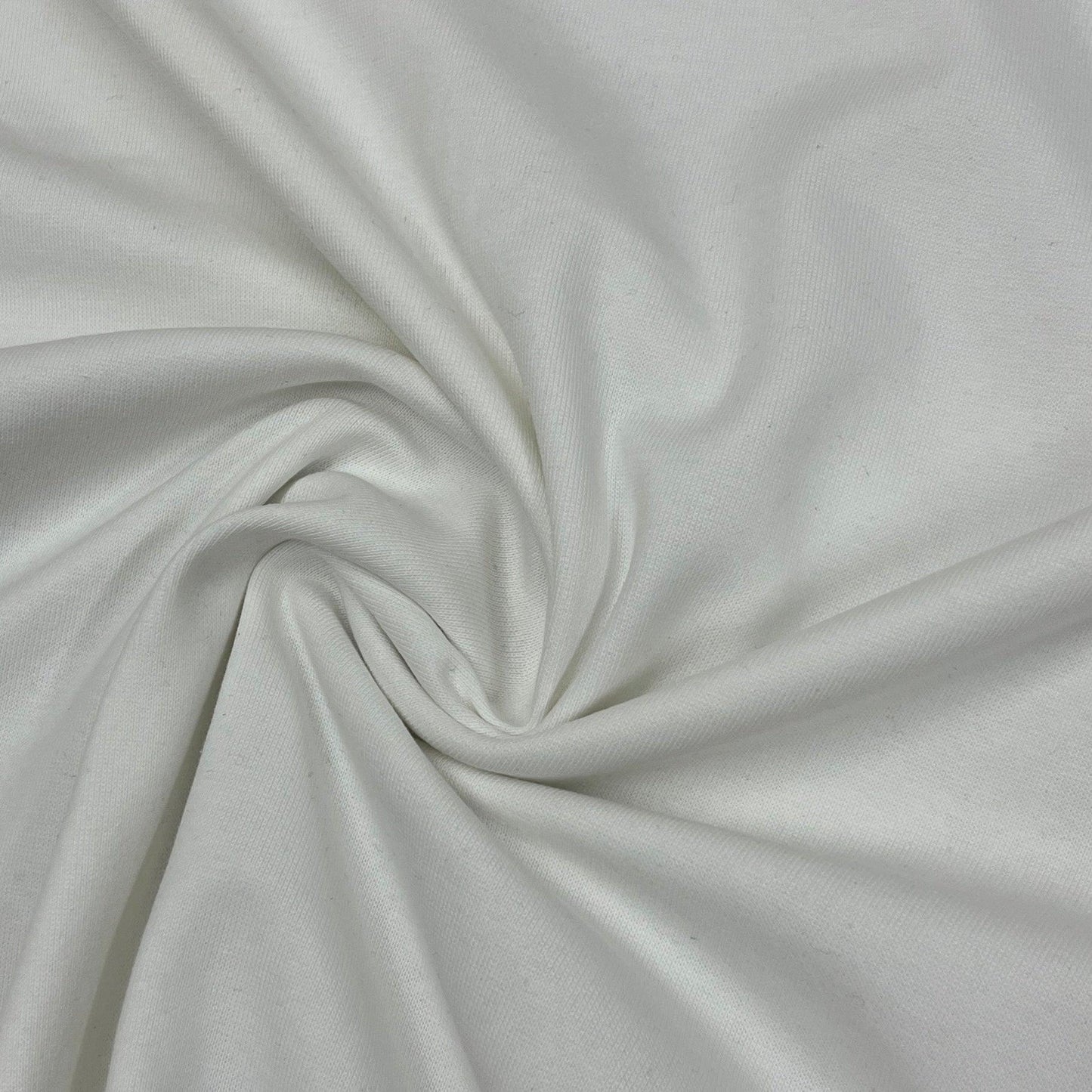 Heavy Off-White Organic Cotton Rib Knit Fabric - Grown in the USA - 54" wide - Nature's Fabrics