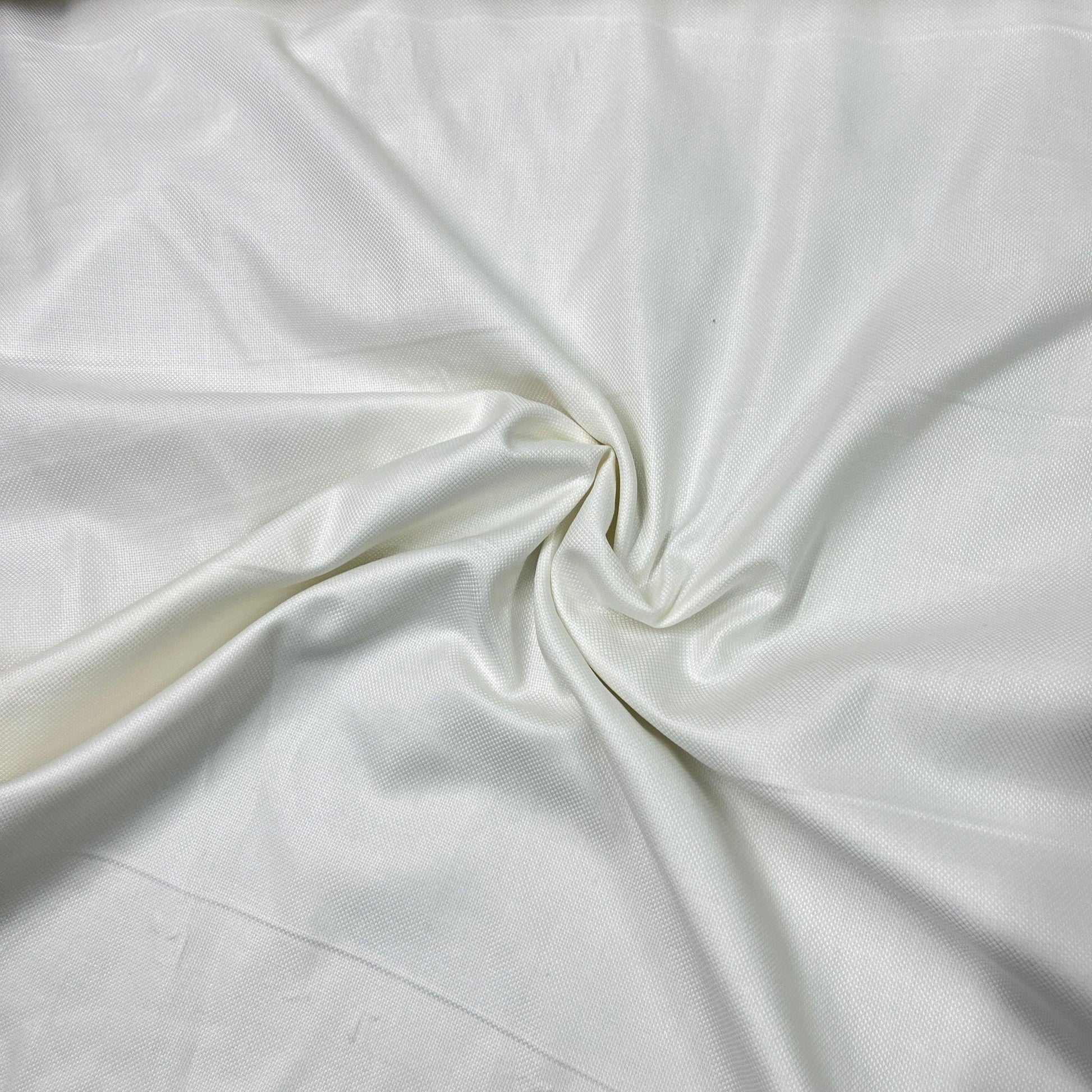 Ivory Rayon/Polyester Shirting Fabric - Nature's Fabrics