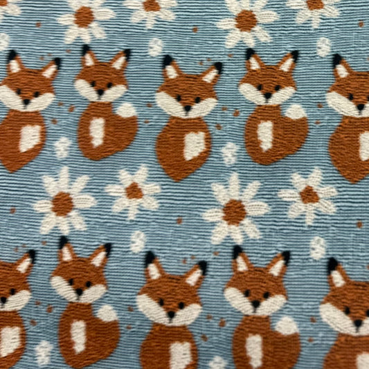 Knitted Foxes 1 mil PUL Fabric - Made in the USA - Nature's Fabrics