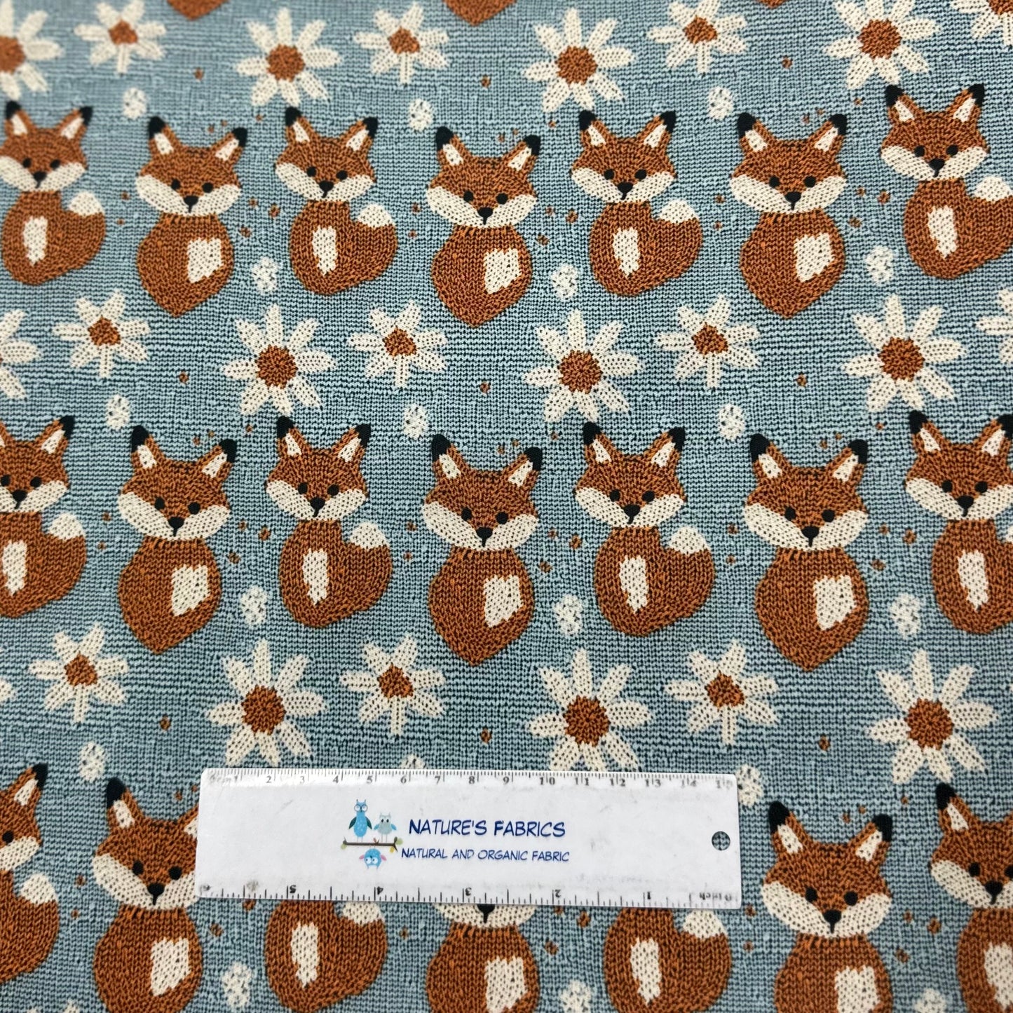 Knitted Foxes 1 mil PUL Fabric - Made in the USA - Nature's Fabrics