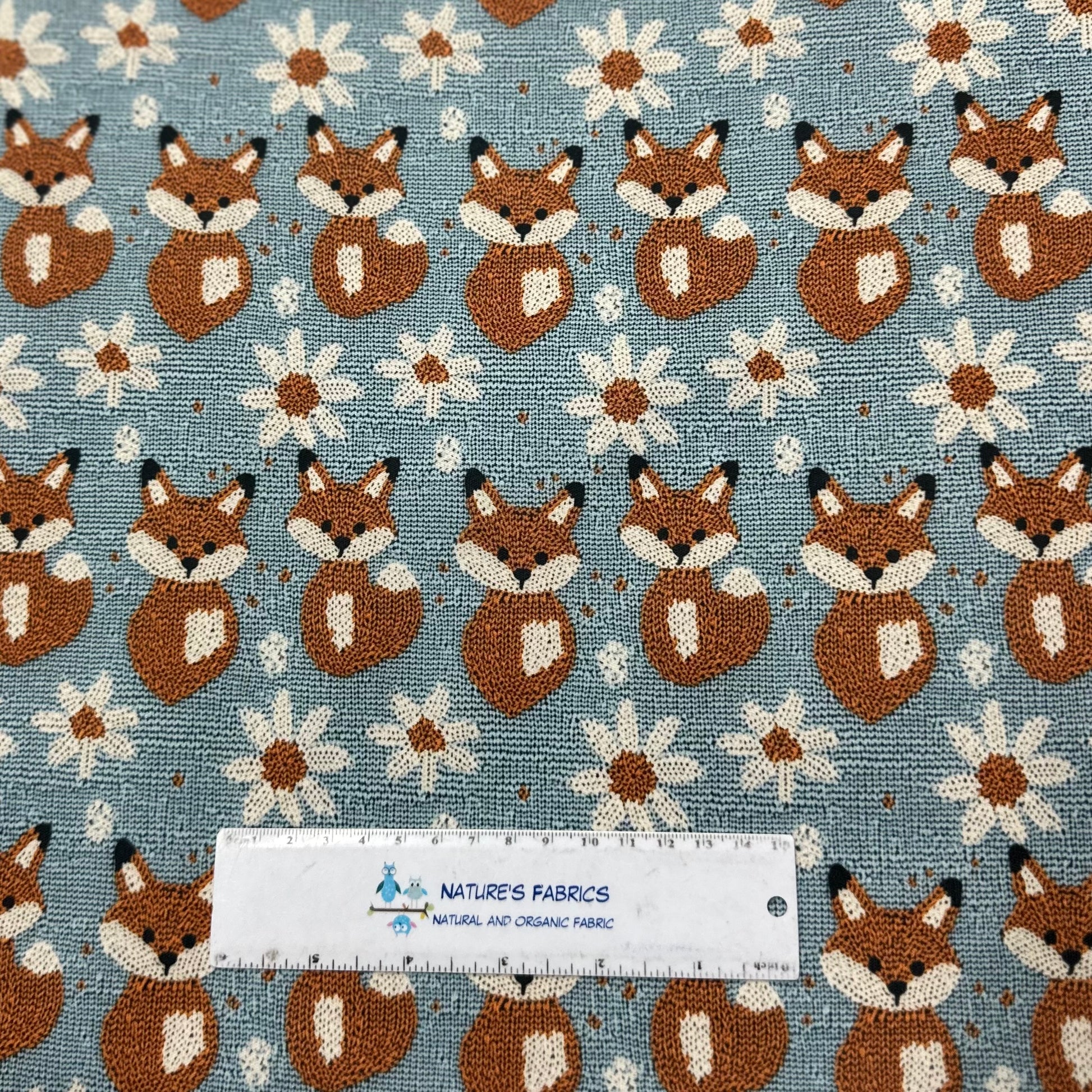 Knitted Foxes 1 mil PUL Fabric - Made in the USA - Nature's Fabrics