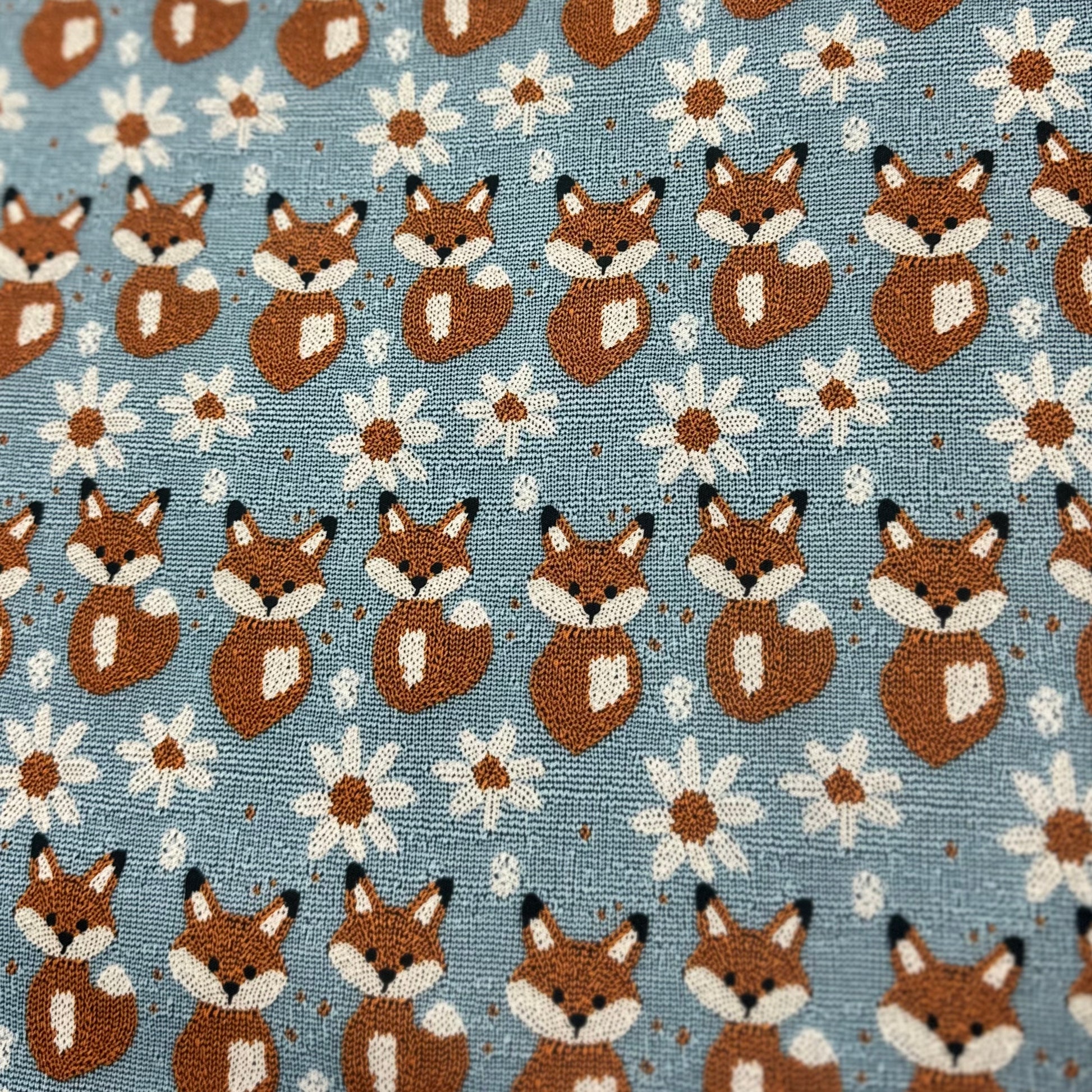 Knitted Foxes 1 mil PUL Fabric - Made in the USA - Nature's Fabrics
