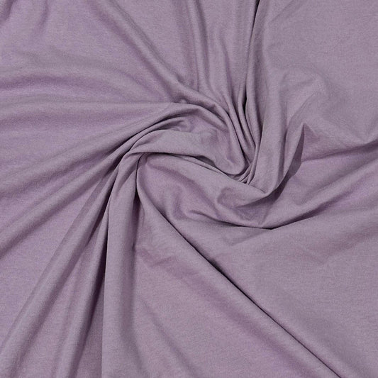 Lavender Organic Cotton Jersey Fabric - 130 GSM - Grown in the USA - Nature's Fabrics