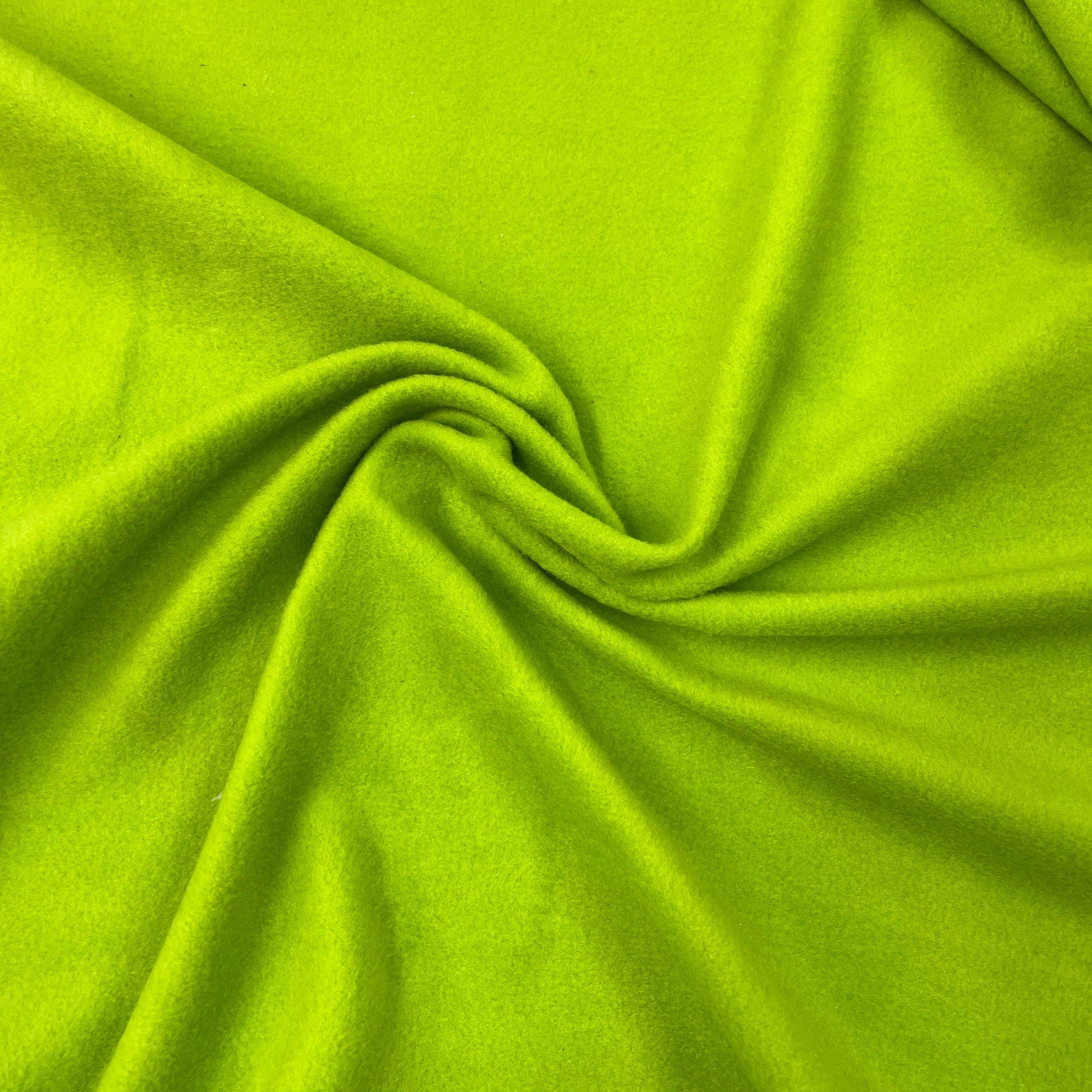 Lime Polyester/Spandex Fleece Fabric – Nature's Fabrics
