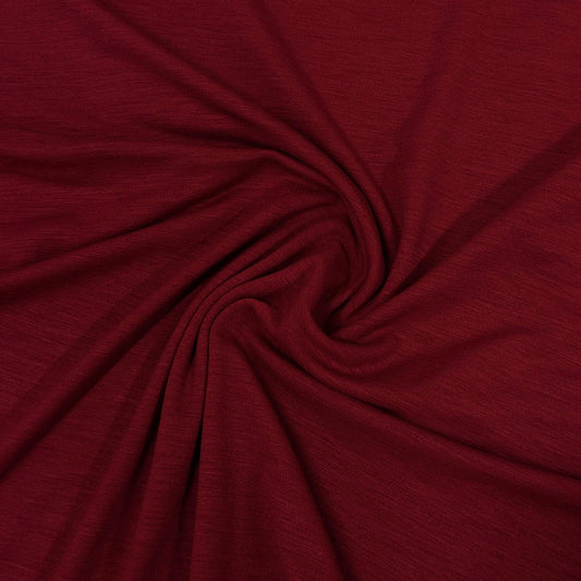 Swirled deep red premium natural fabric by Nature's Fabrics