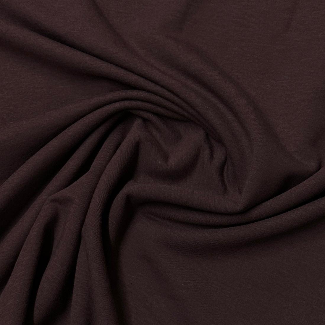 Mahogany Bamboo Stretch Fleece Fabric - Nature's Fabrics