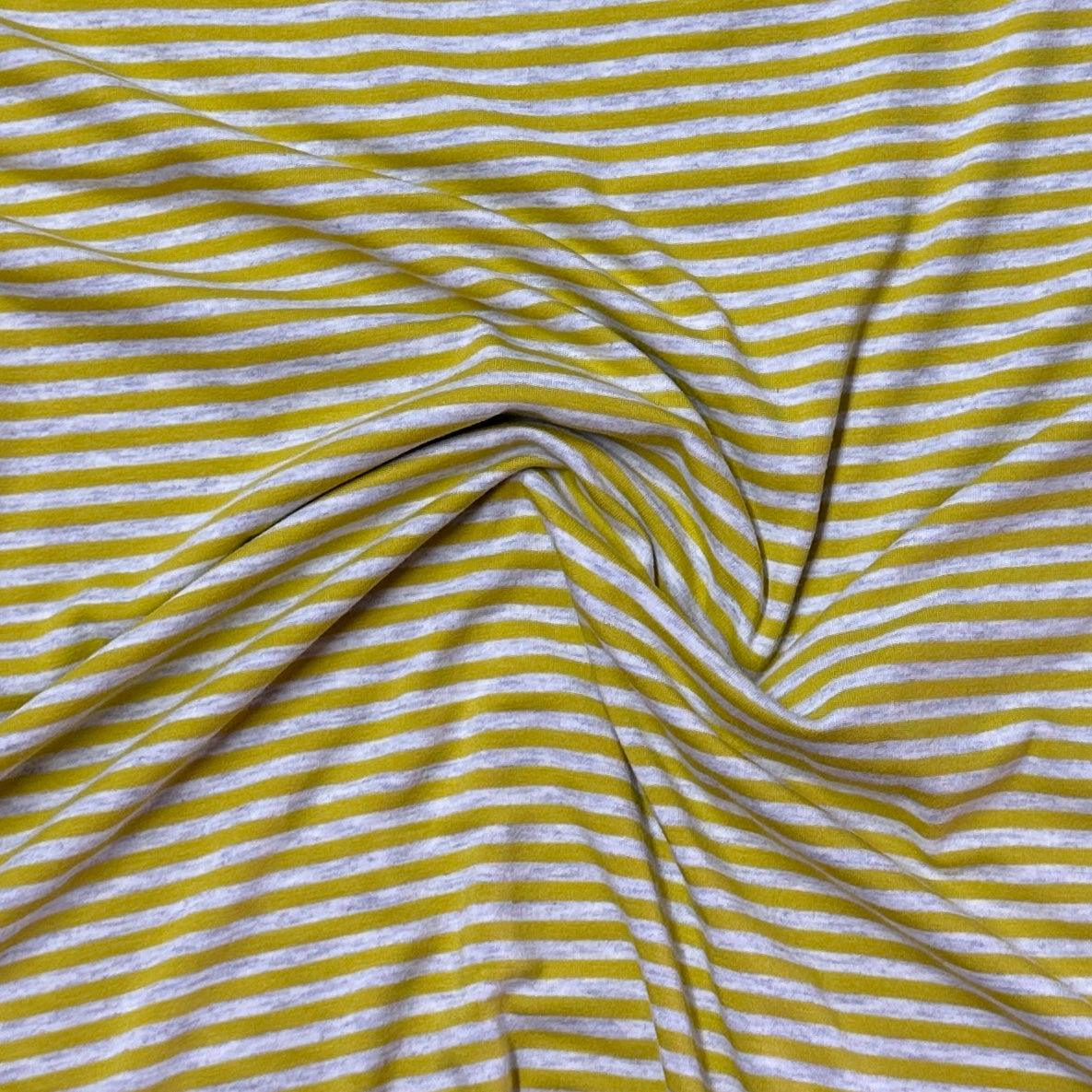 Mango Stripes on Bamboo/Spandex Jersey Fabric - Nature's Fabrics