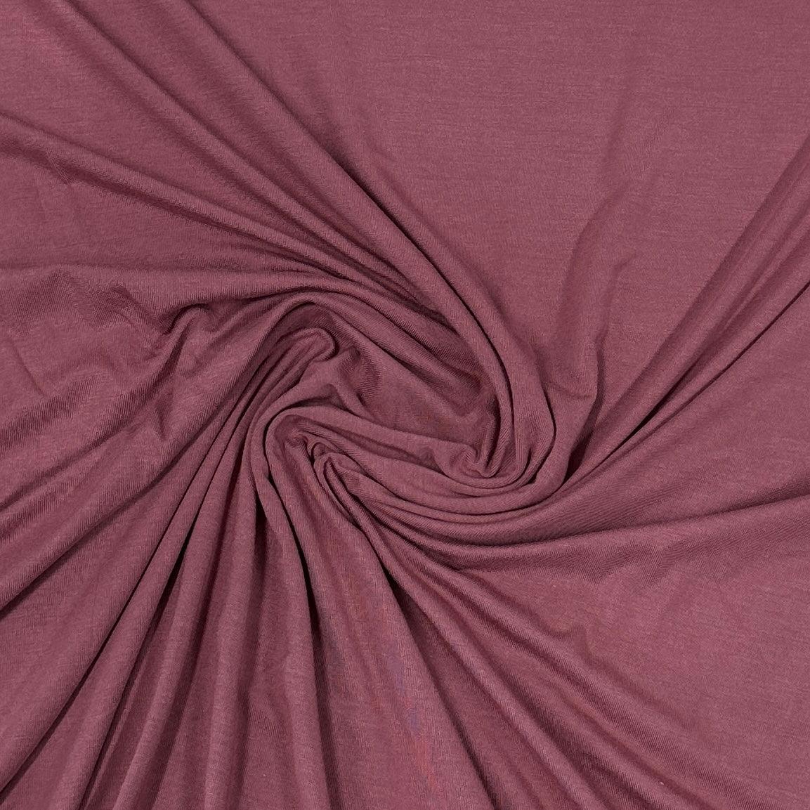 Mauve Bamboo/Spandex Jersey Fabric - 200 GSM - Nature's Fabrics