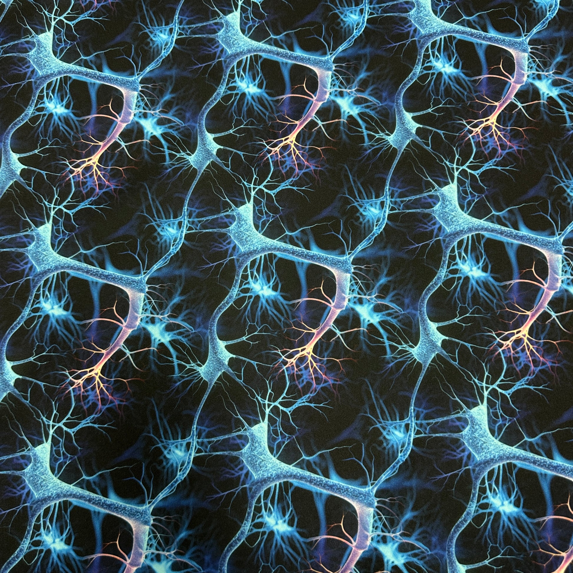 Microscopic Brain Neurons 1 mil PUL Fabric - Made in the USA - Nature's Fabrics