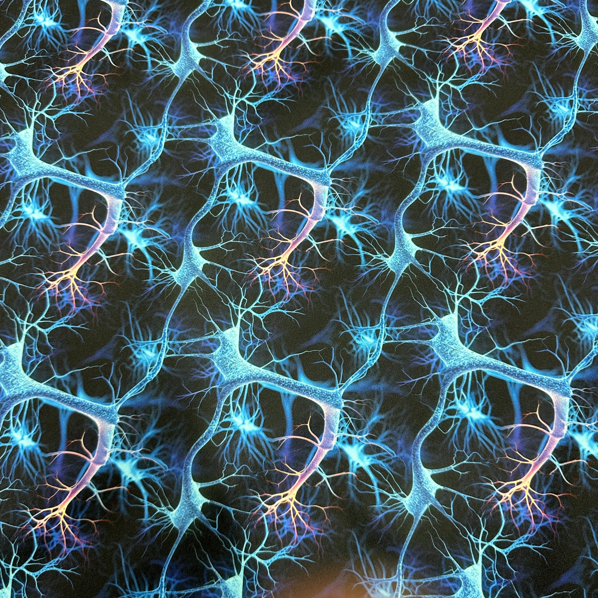 Microscopic Brain Neurons 1 mil PUL Fabric - Made in the USA - Nature's Fabrics