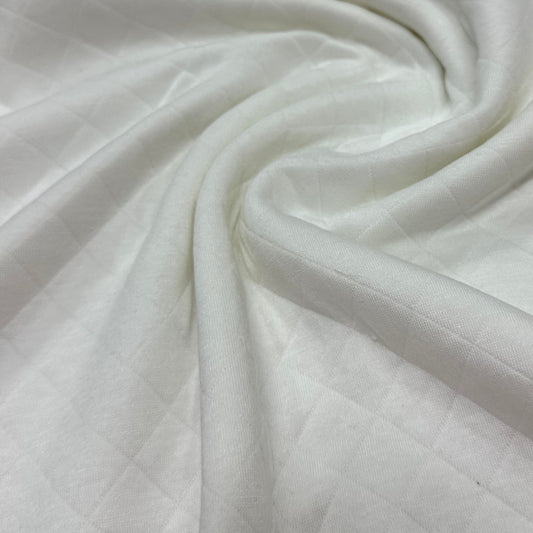 Natural Bamboo Diamond Soaker Thermal Fabric - Nature's Fabrics