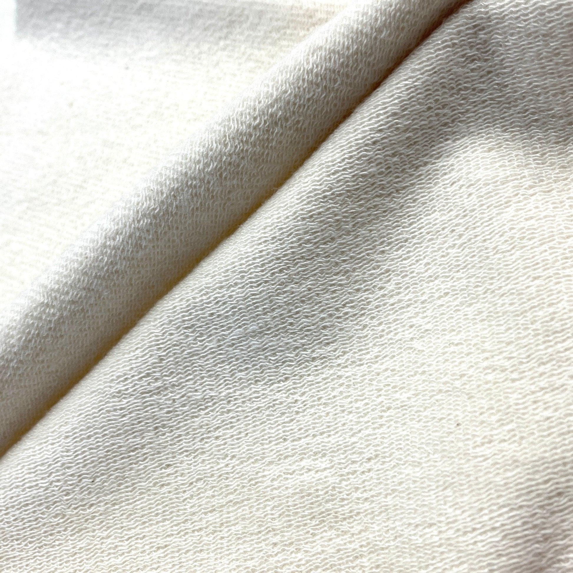 Natural Bamboo Stretch French Terry Fabric - 355 GSM - Knit in the USA - Nature's Fabrics