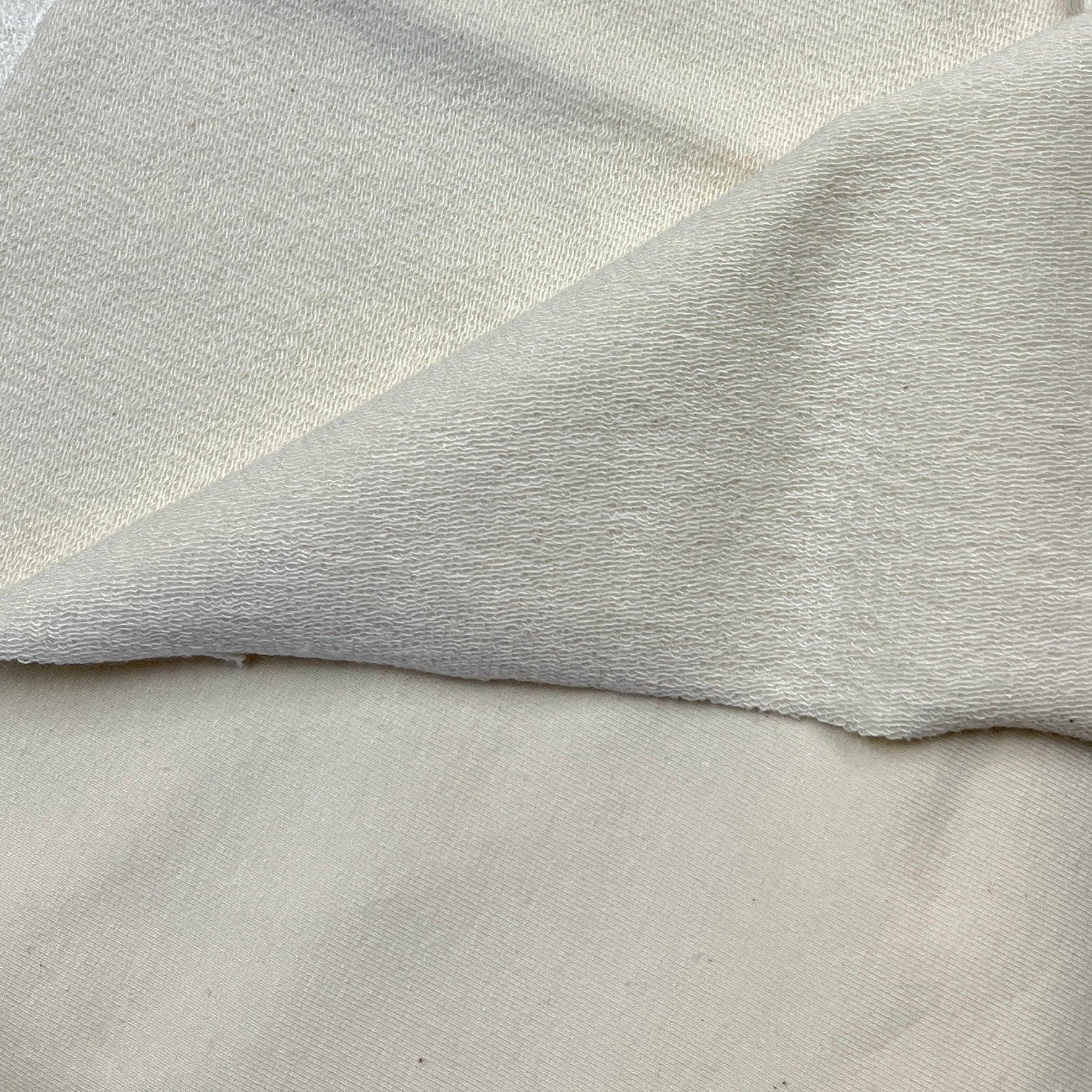 Natural Bamboo Stretch French Terry Fabric - 355 GSM - Knit in the USA - Nature's Fabrics