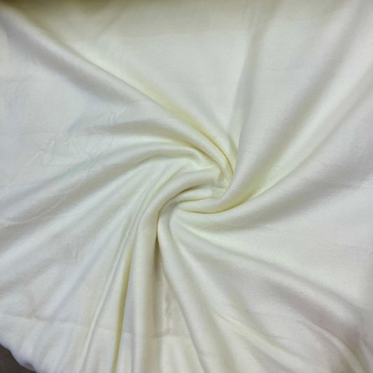 Natural Double Polyester Fleece Fabric - Nature's Fabrics