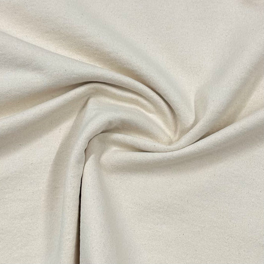 Natural Heavy Cotton French Terry Fabric- 560 GSM - Nature's Fabrics