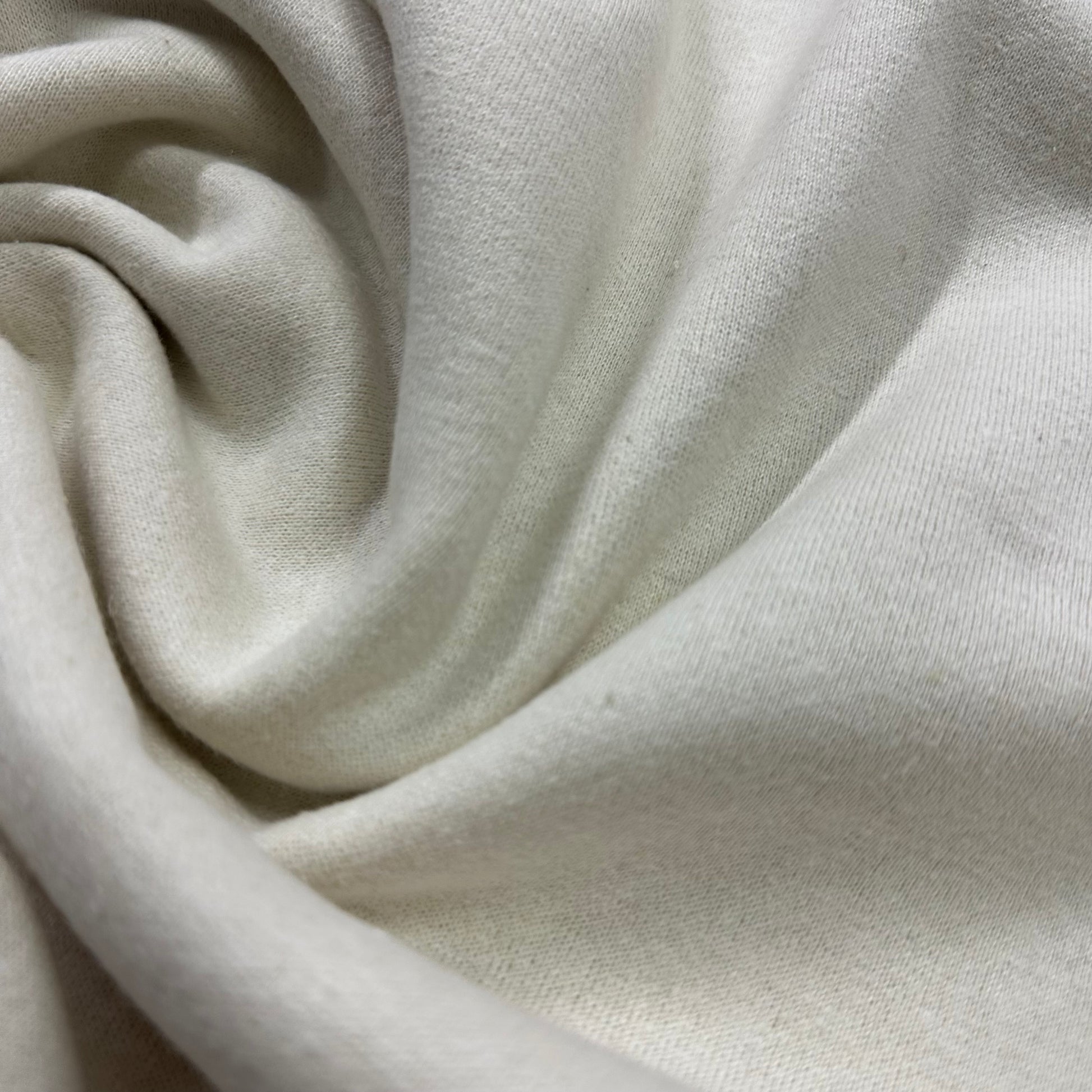 Natural Hemp Cotton Fleece Fabric - 370 GSM, $12.23/yd, 15 Yards - Nature's Fabrics