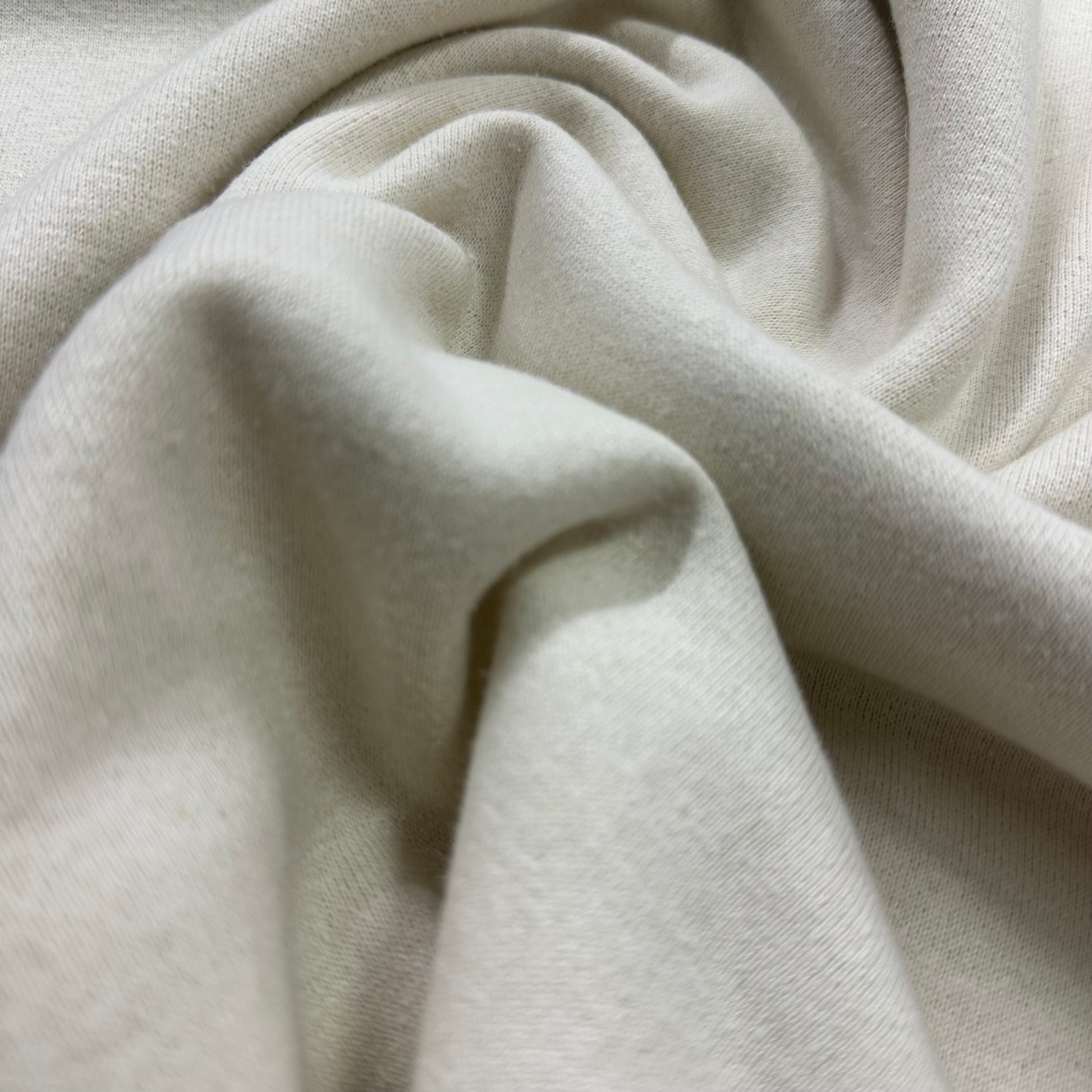 Natural Hemp Cotton Fleece Fabric - 370 GSM, $12.23/yd, 15 Yards - Nature's Fabrics