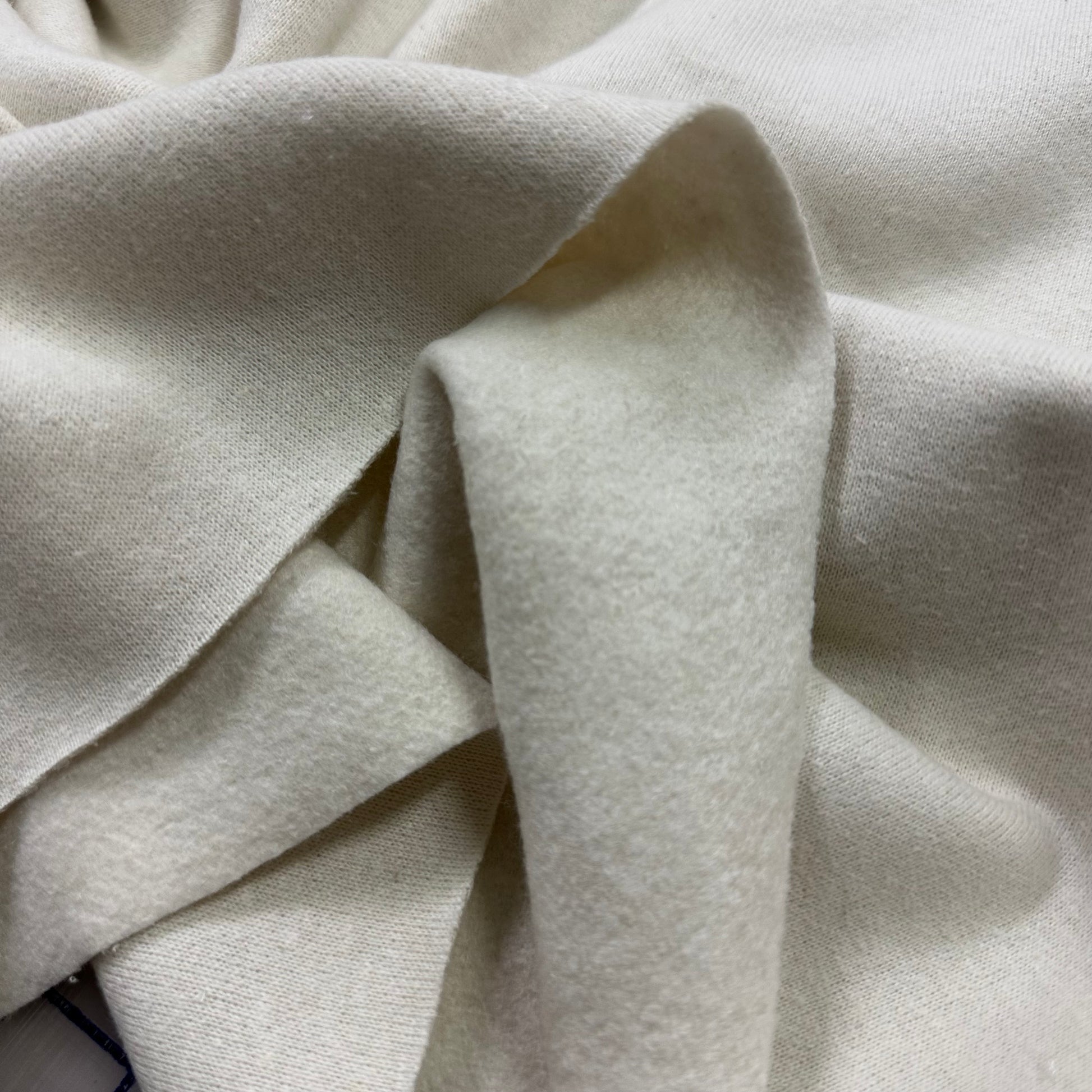 Natural Hemp Cotton Fleece Fabric - 370 GSM, $12.23/yd, 15 Yards - Nature's Fabrics