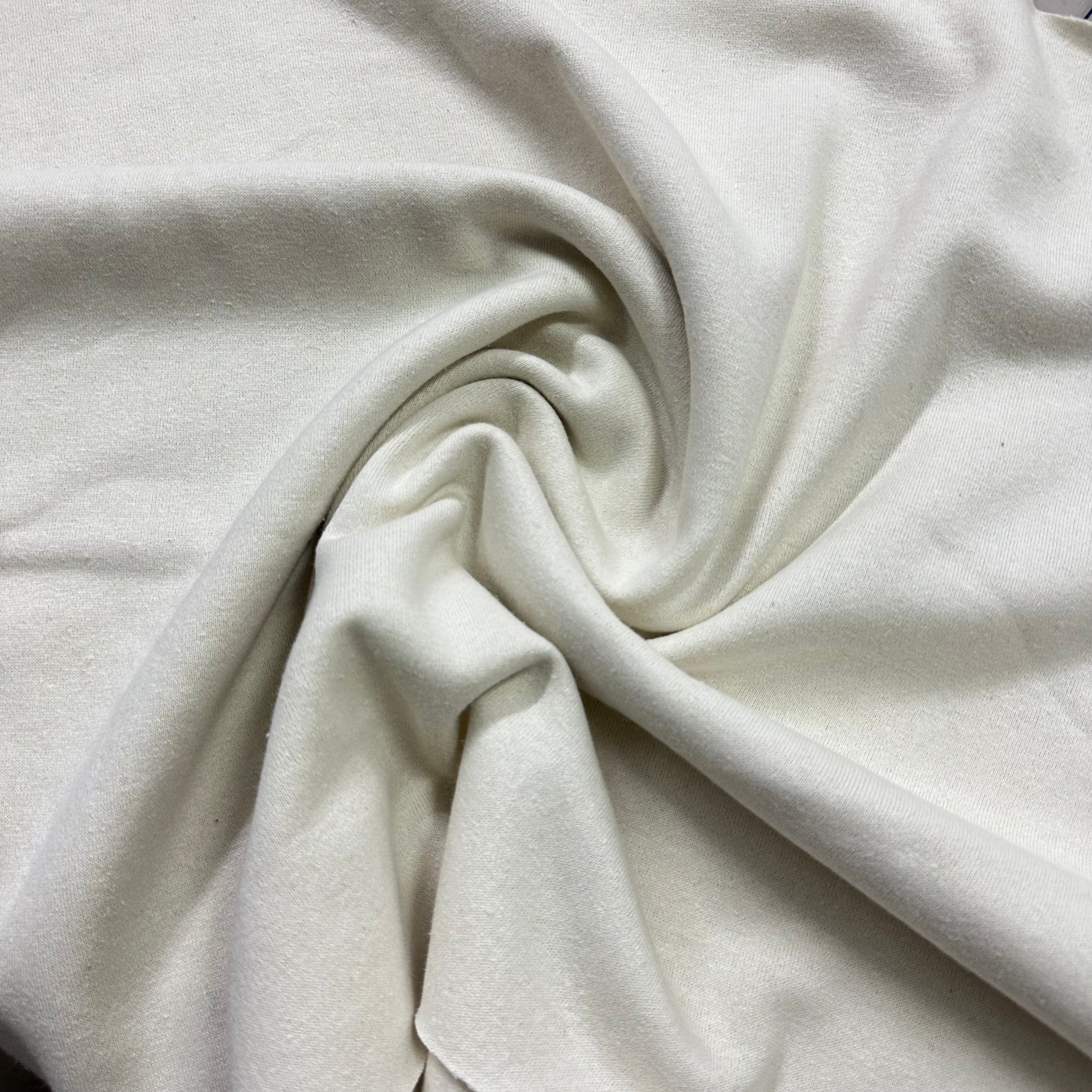 Natural Hemp Cotton Fleece Fabric - 370 GSM, $12.23/yd, 15 Yards - Nature's Fabrics