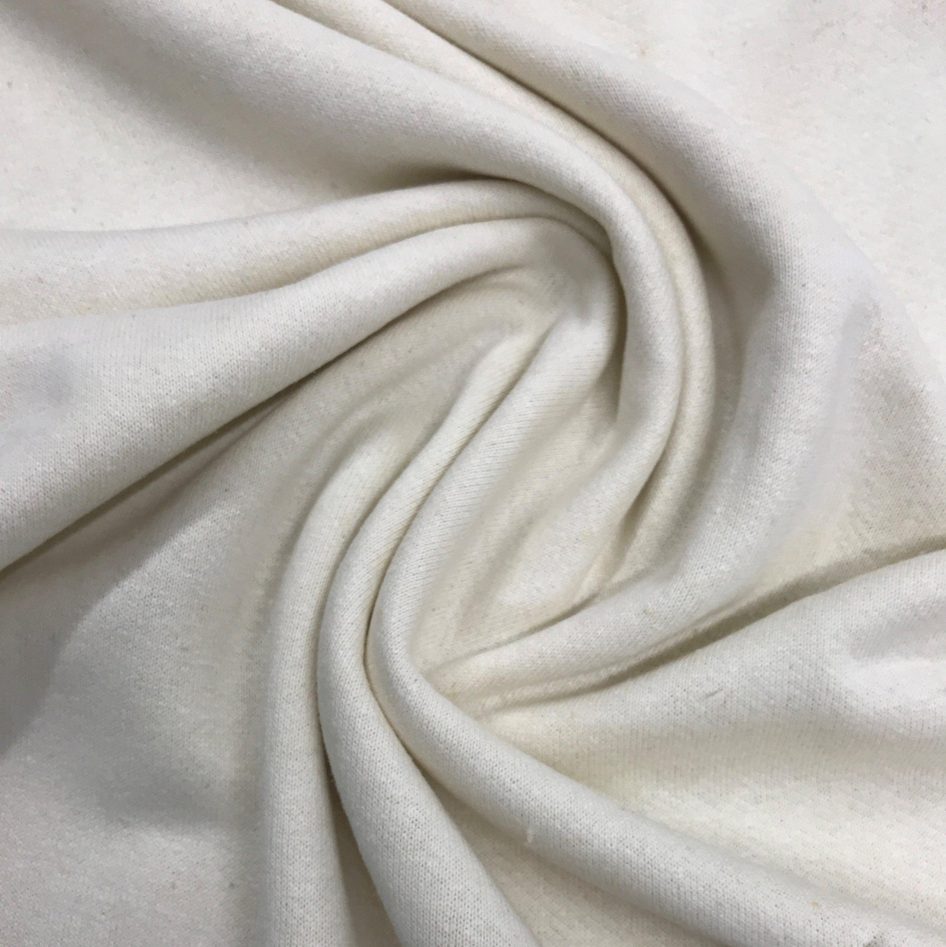 Natural Hemp Cotton French Terry Fabric - 345 GSM - Tubular - Nature's Fabrics