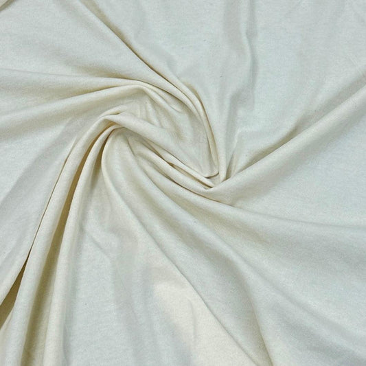 Natural Organic Cotton Jersey Fabric - 130 GSM - Grown in the USA - Nature's Fabrics