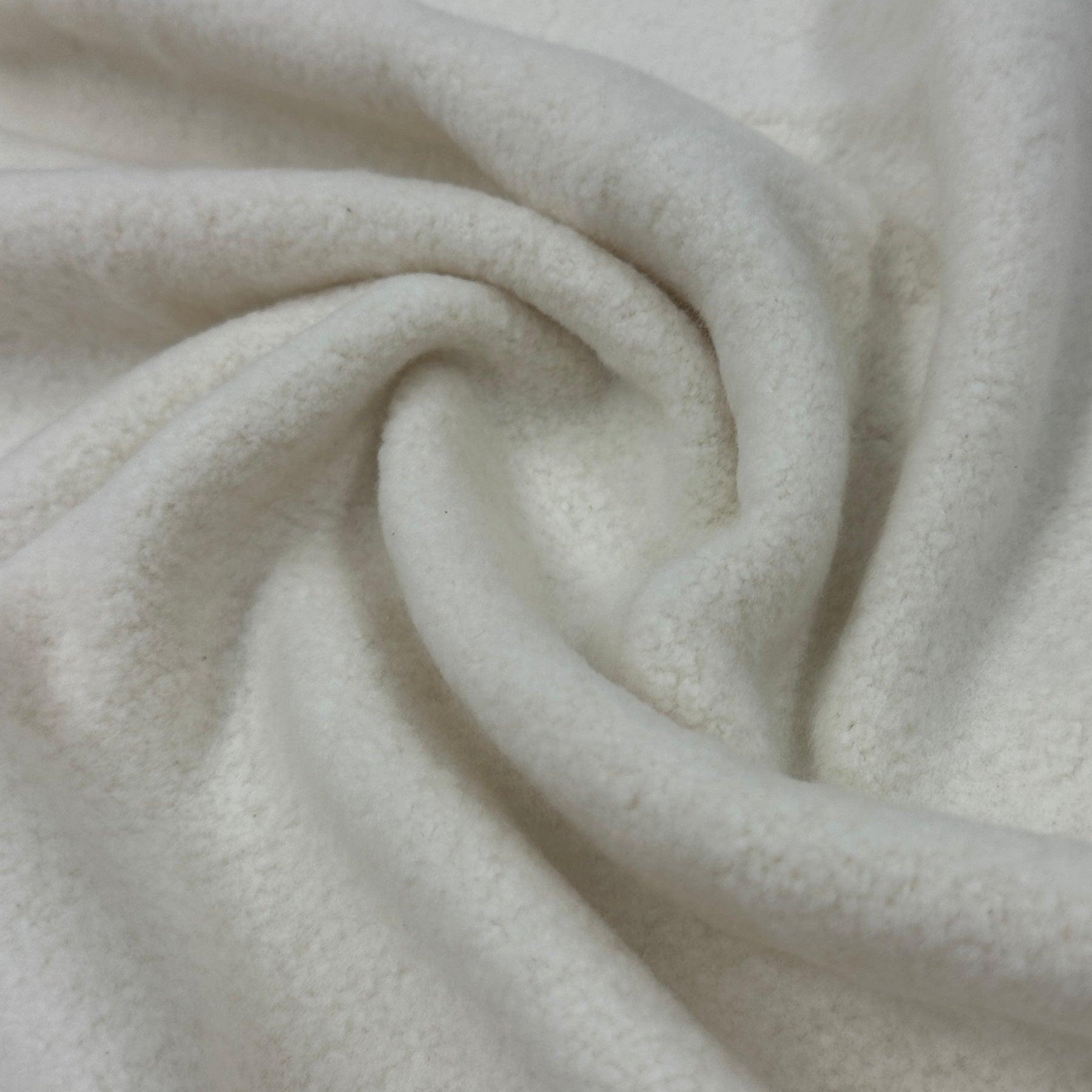 Natural Organic Cotton Sherpa Fabric - 400 GSM - Knit in the USA