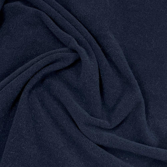 Navy Polyester Fleece Fabric - Nature's Fabrics