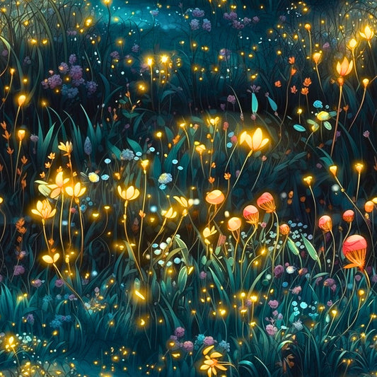 Firefly Meadow 1 mil PUL Fabric - Made in the USA