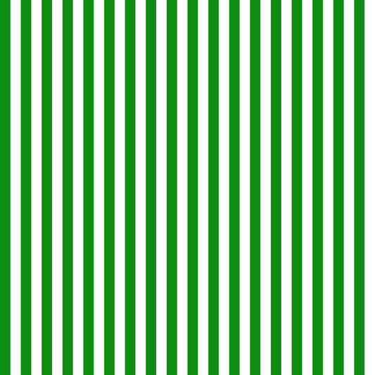 Green and White 3/8" Stripes on Bamboo/Spandex Jersey Fabric